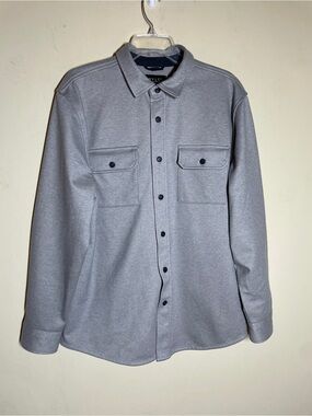 BYLT Basics Gray Button-Down Casual Shirt